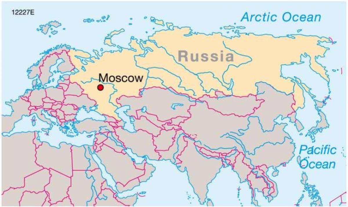 Moskow pada peta Rusia