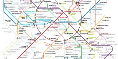 Stasiun Metro Moskow peta