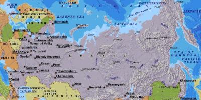 Peta Moskow Rusia