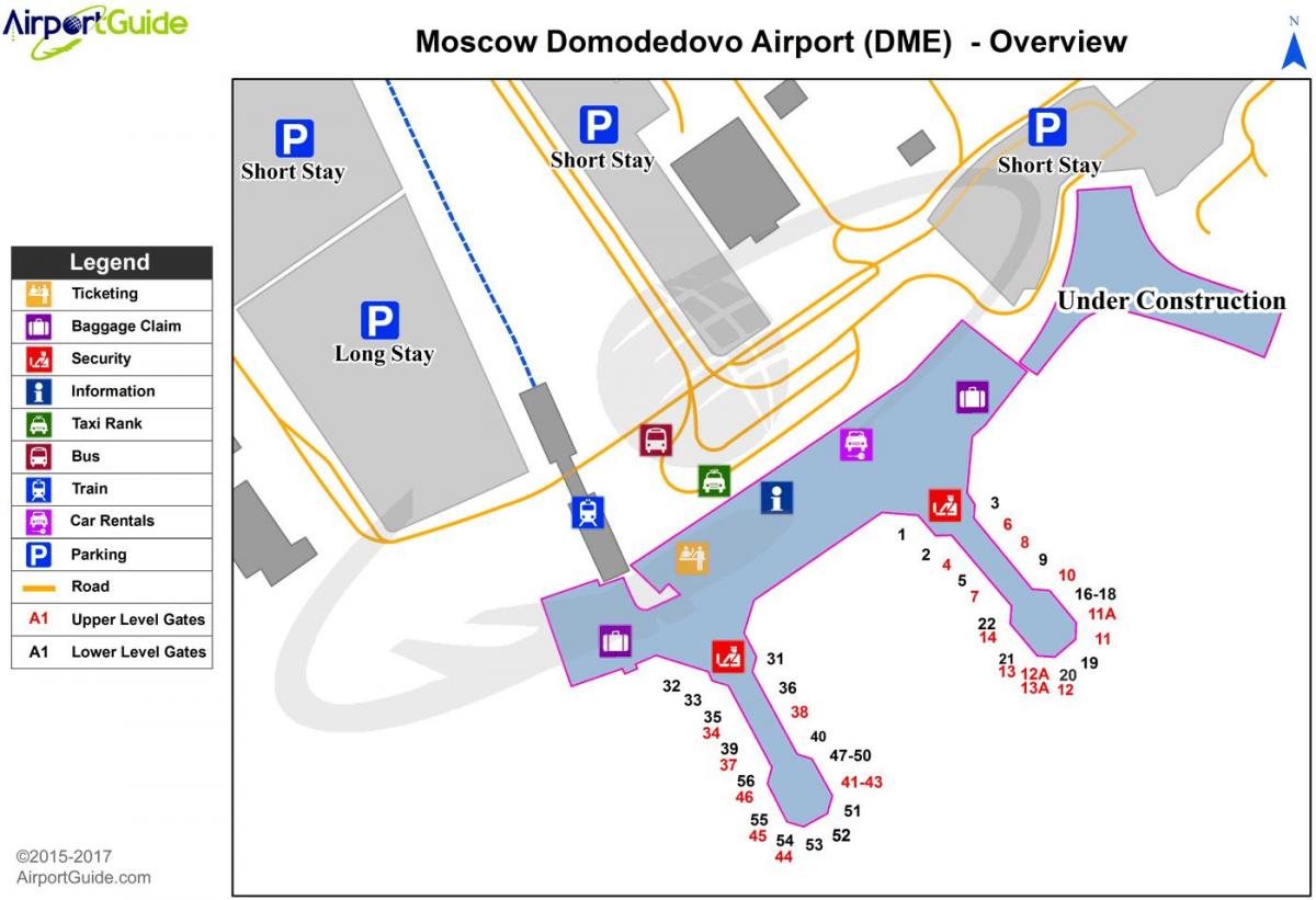peta dari DME bandara